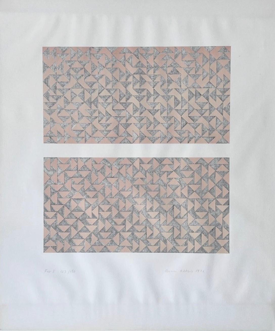 Anni Albers Abstract Print - Fox I