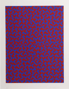 GR I, Eclat Pattern, Silkscreen by Anni Albers 1970