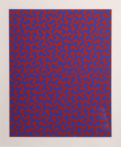 GR I, Eclat Pattern, Silkscreen by Anni Albers 1970