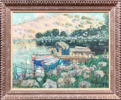 Vintage Southern California Foothills oil by Anni Baldaugh