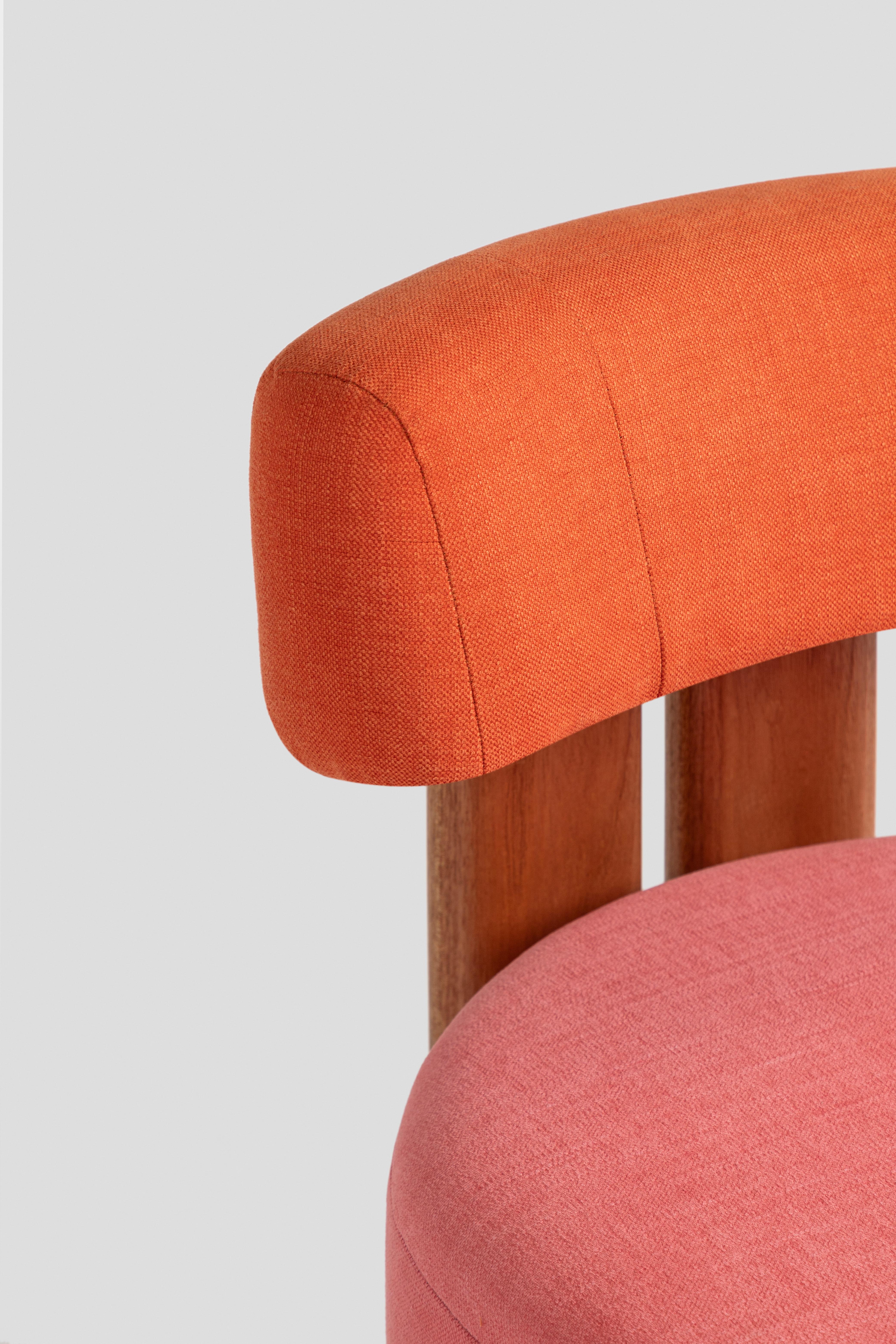 ANNI Toronja De la Paz: Niedriger Stuhl, limitierte Auflage  Zeitgenössisches mexikanisches Design im Angebot 3