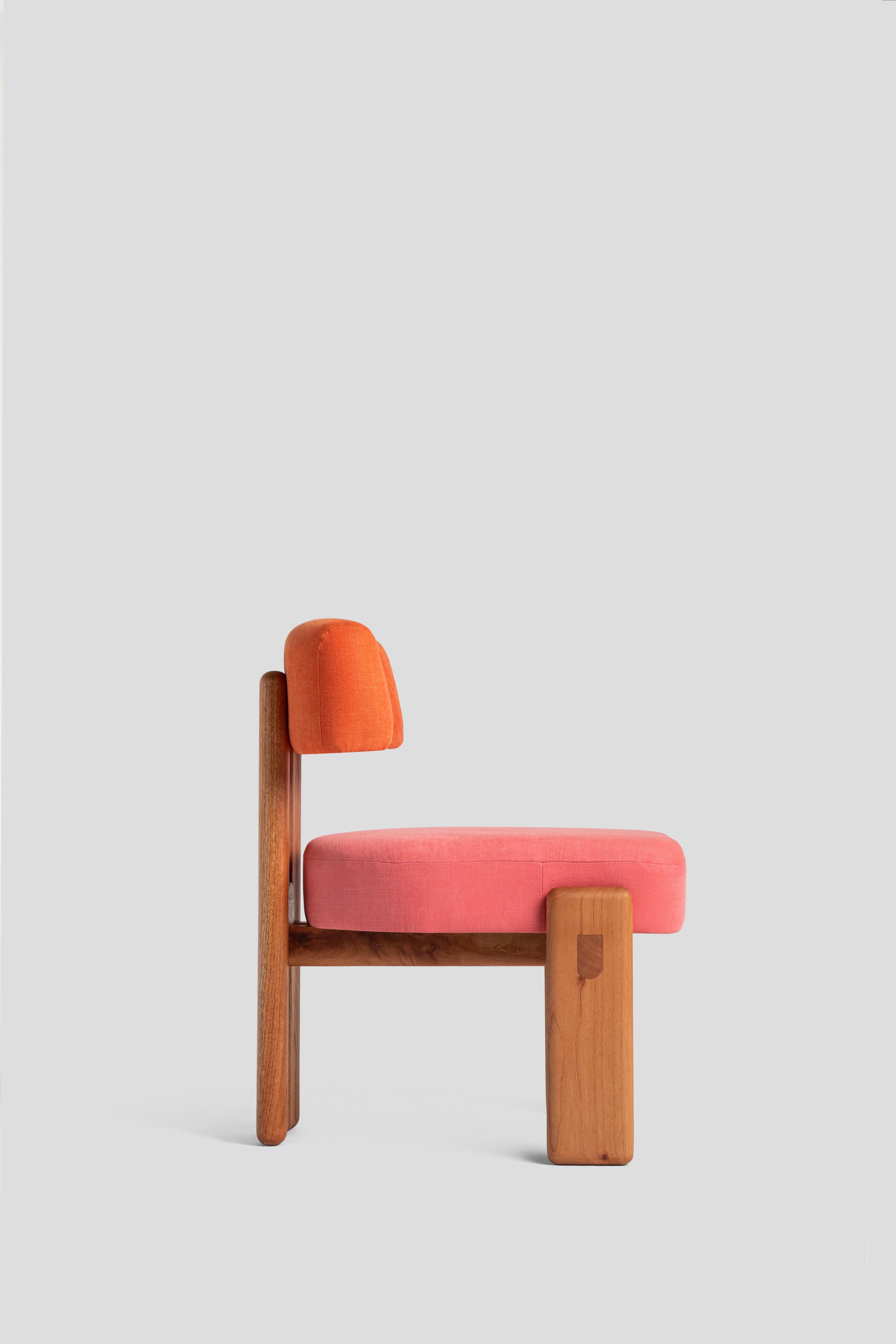 ANNI Toronja De la Paz: Niedriger Stuhl, limitierte Auflage  Zeitgenössisches mexikanisches Design im Angebot 4