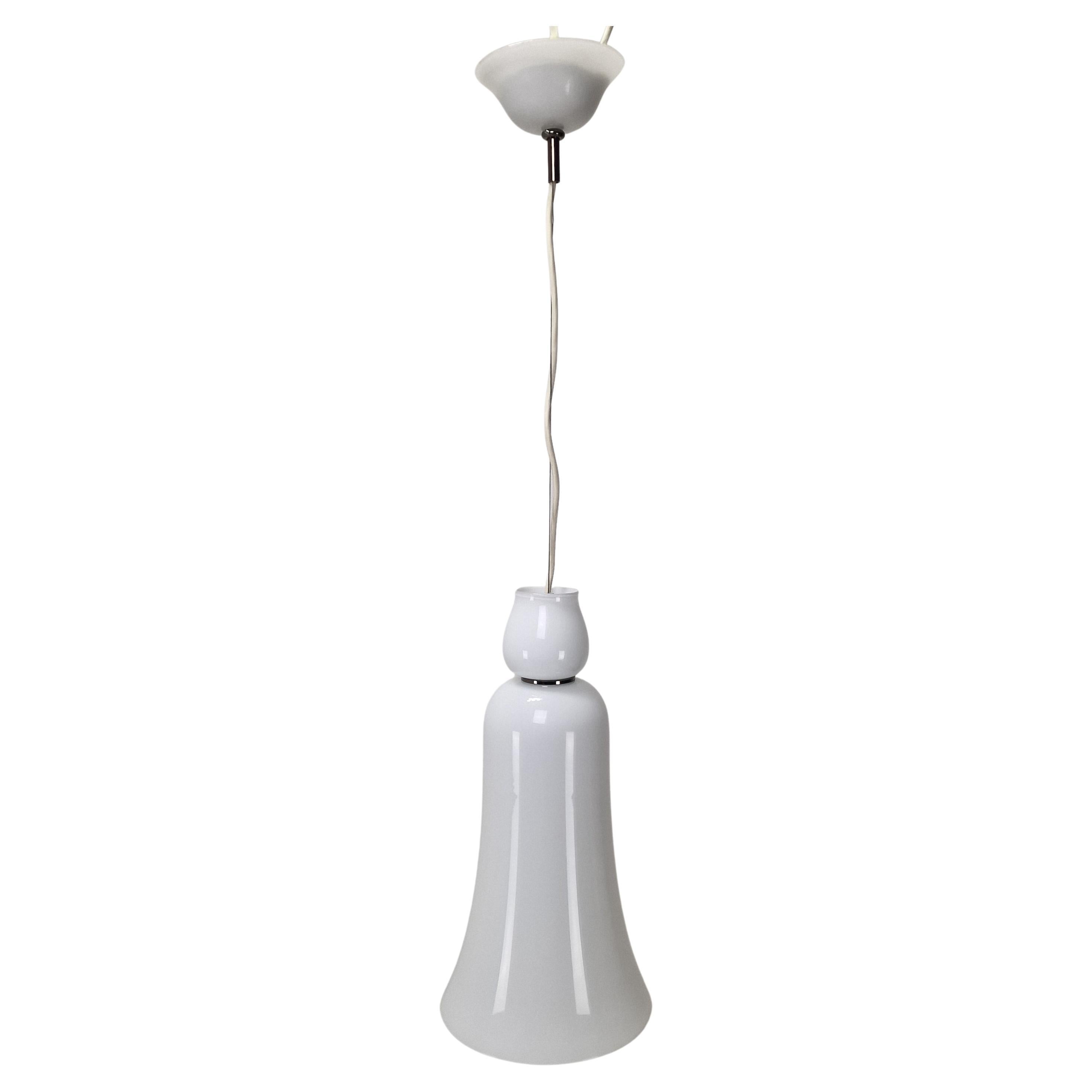 Anni Trenta Luce Chandelier by Venini in White Murano Glass
