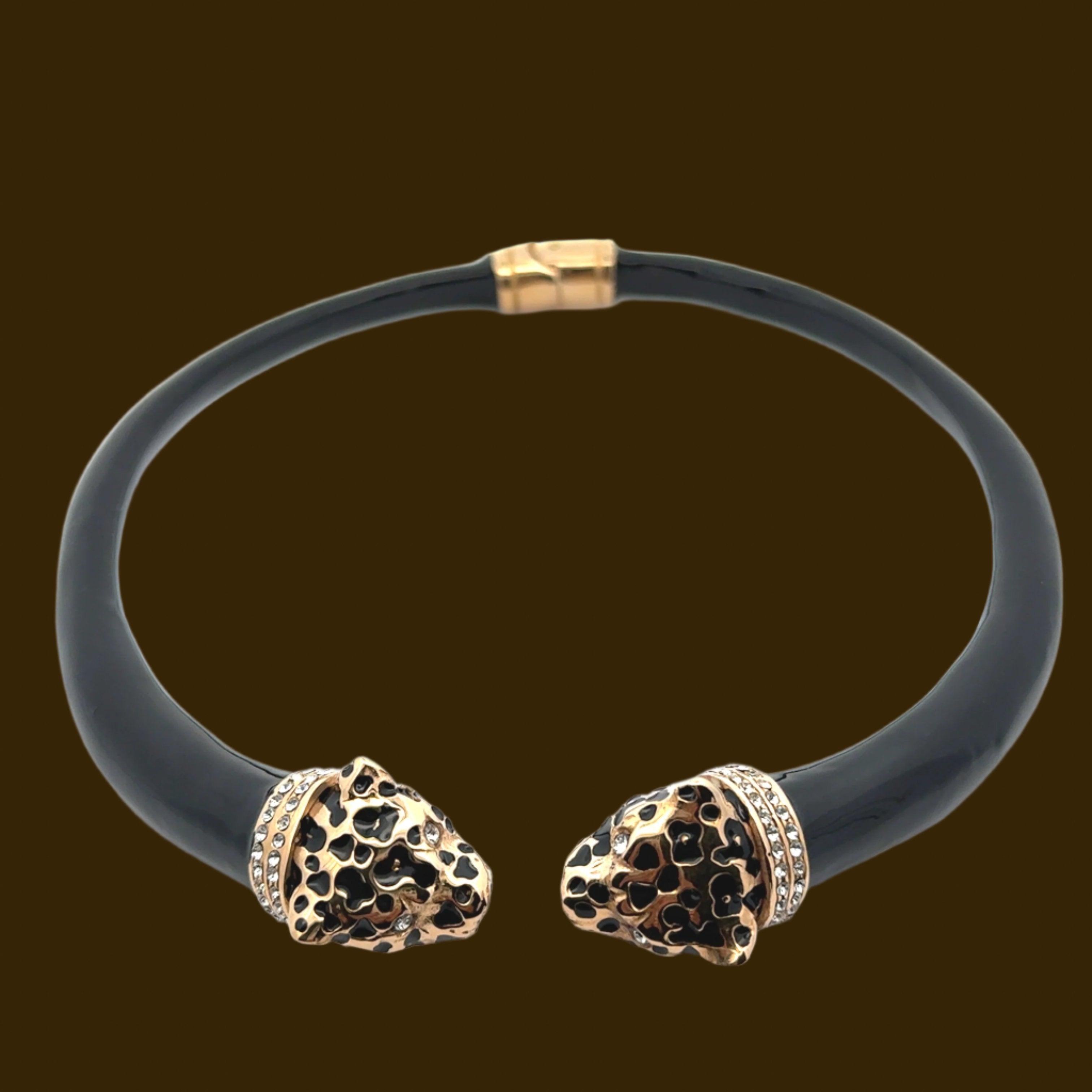 Collana doppia leopardata di Annibale Baldini In condizioni Nuovo in vendita a Derby, NY