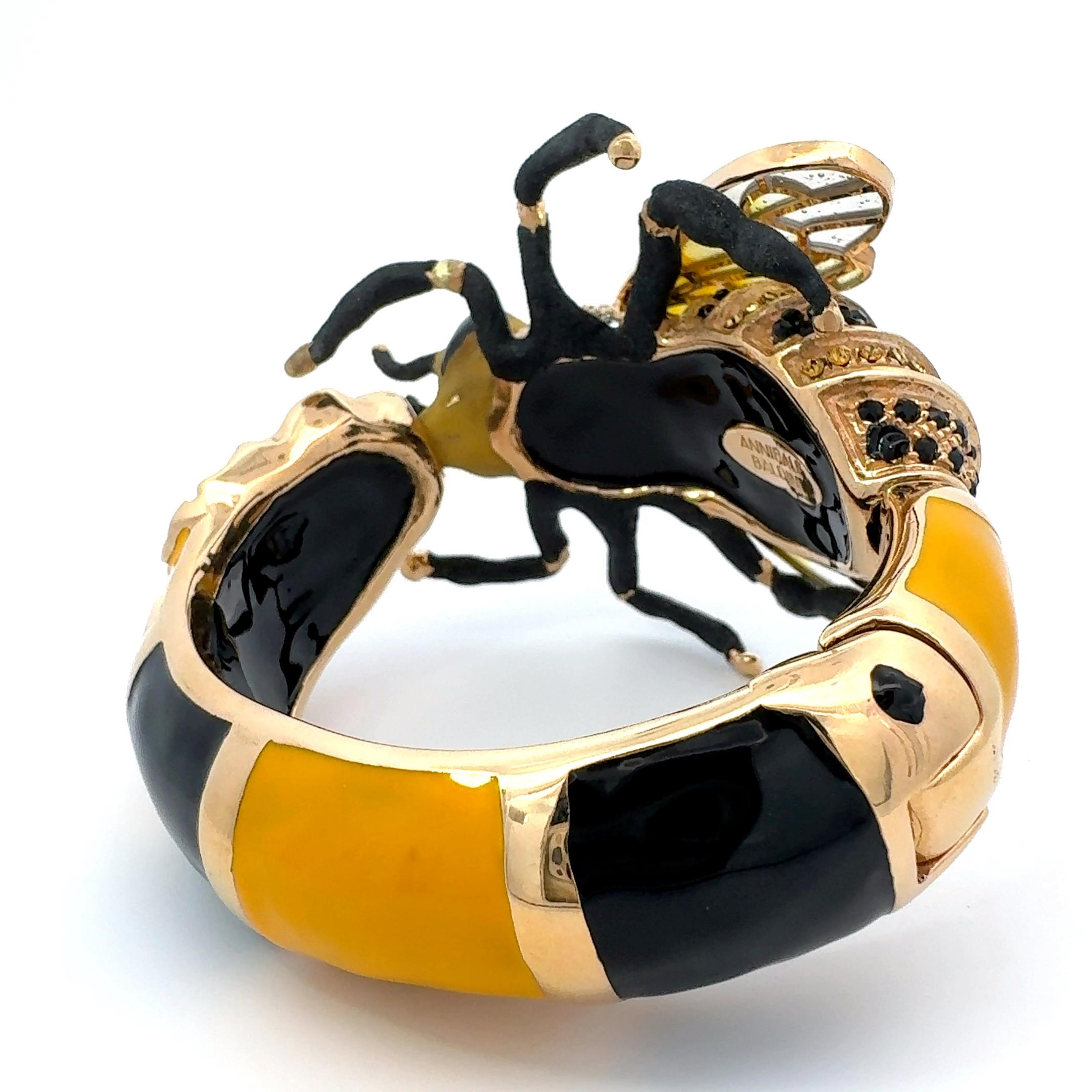 Moderne Annibale Baldini Bracelet jonc Queen Bee en vente