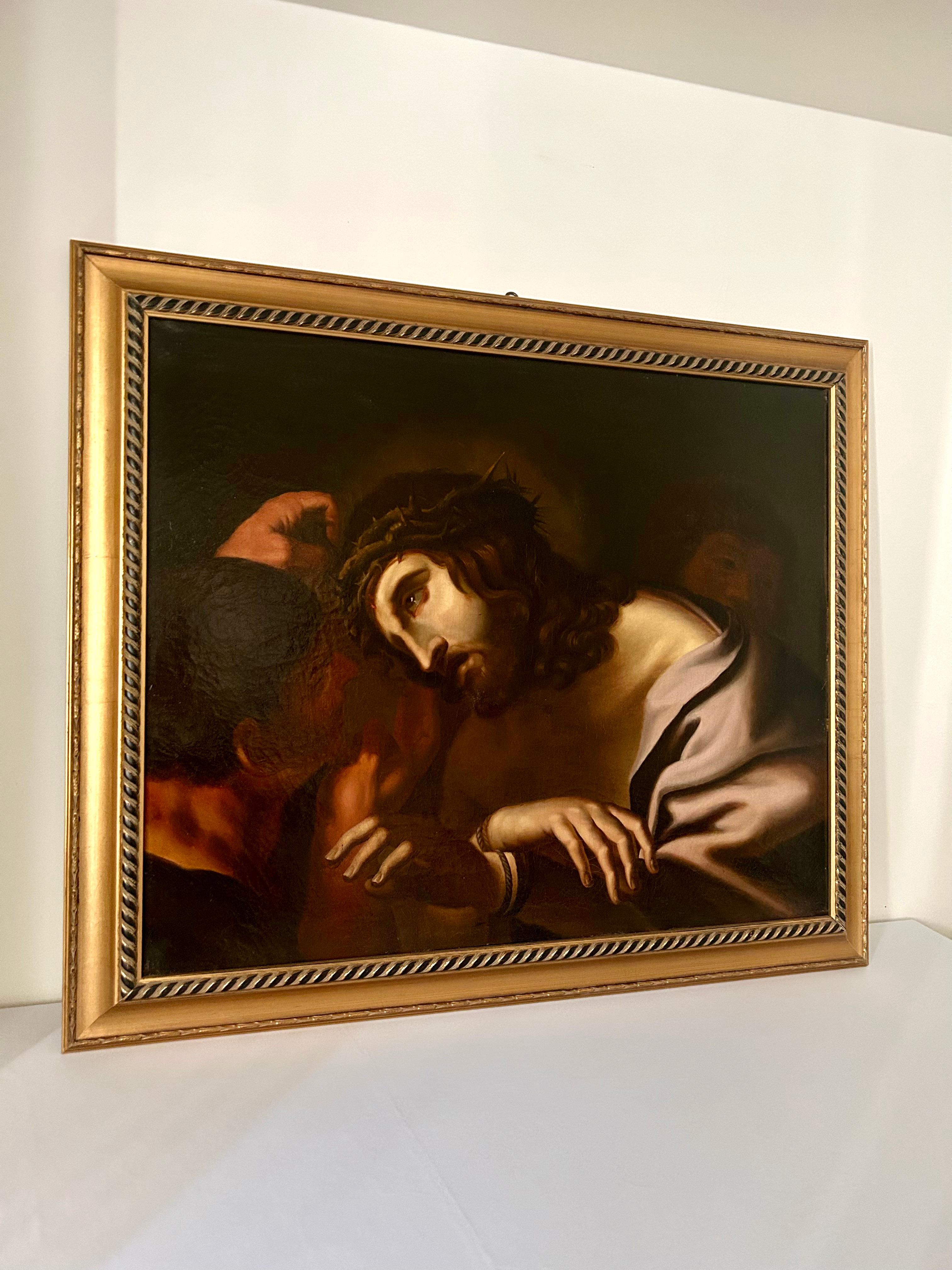 Christ crowned with thorns, Circle of Annibale Carracci (1560-1609), early 17th 4