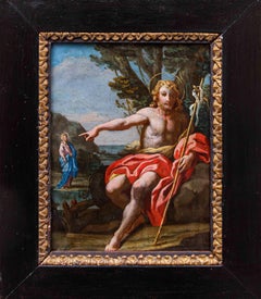 XVII secolo, scuola dei Carracci, San Giovanni Battista