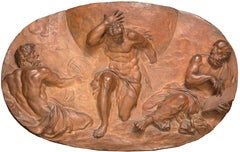 Used Hercules carrying the World, a sculpture after Annibale Carracci's fresco 