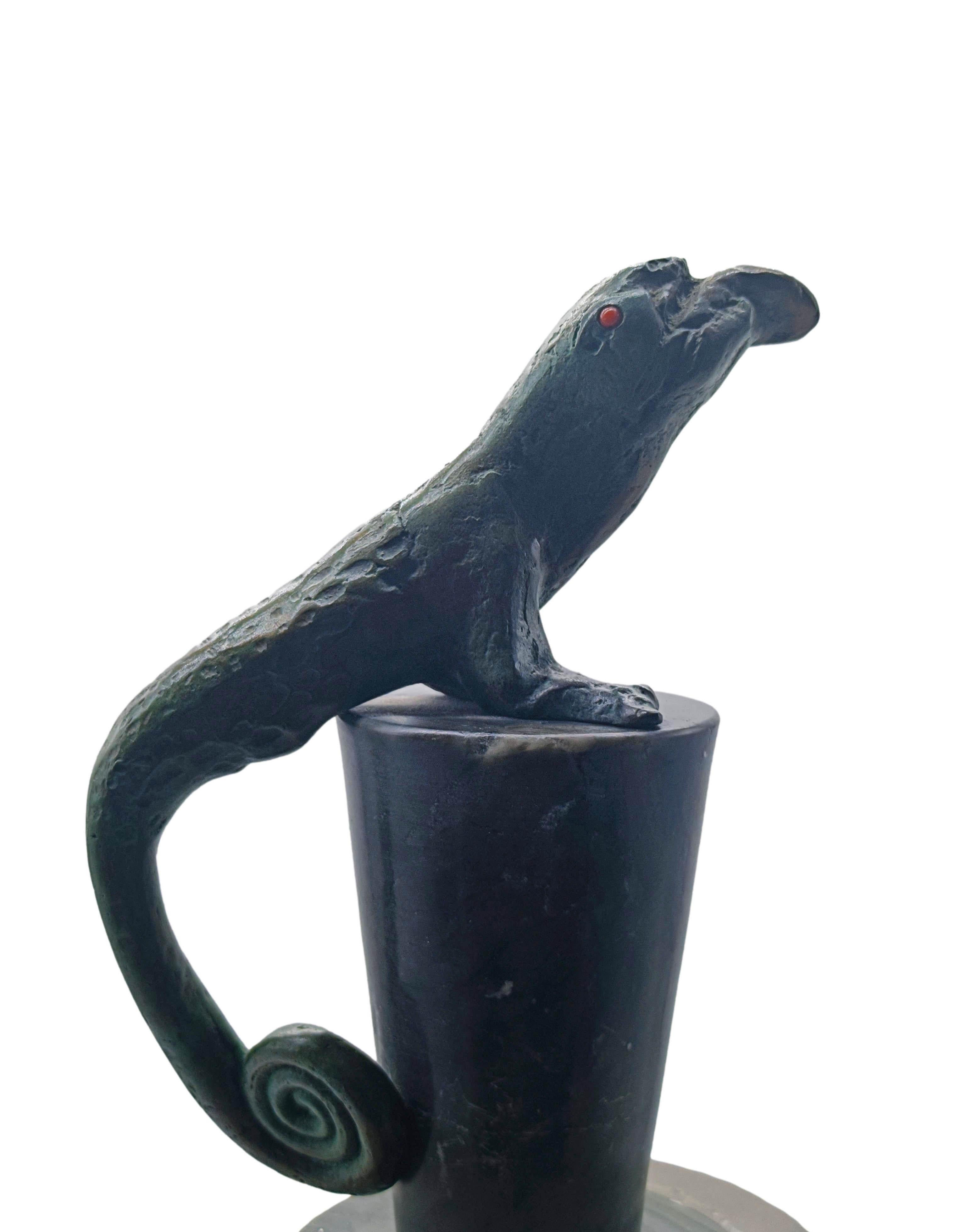 Annibale Oste Vaso in Alabstro, Italia 2009 en Bueno estado para la venta en Naples, IT