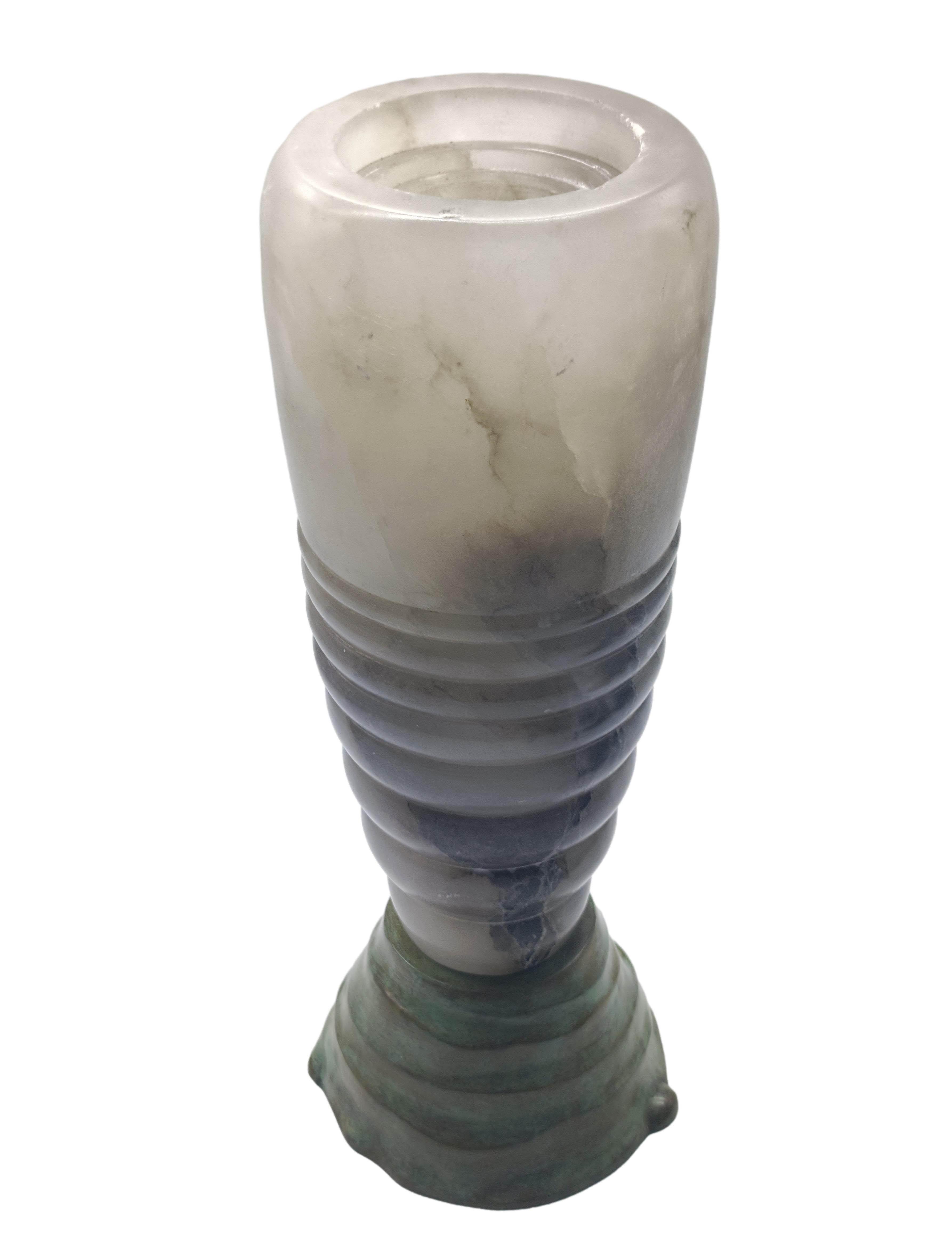 Annibale Oste Vaso in Alabstro, Italia 2009 Contemporáneo en venta