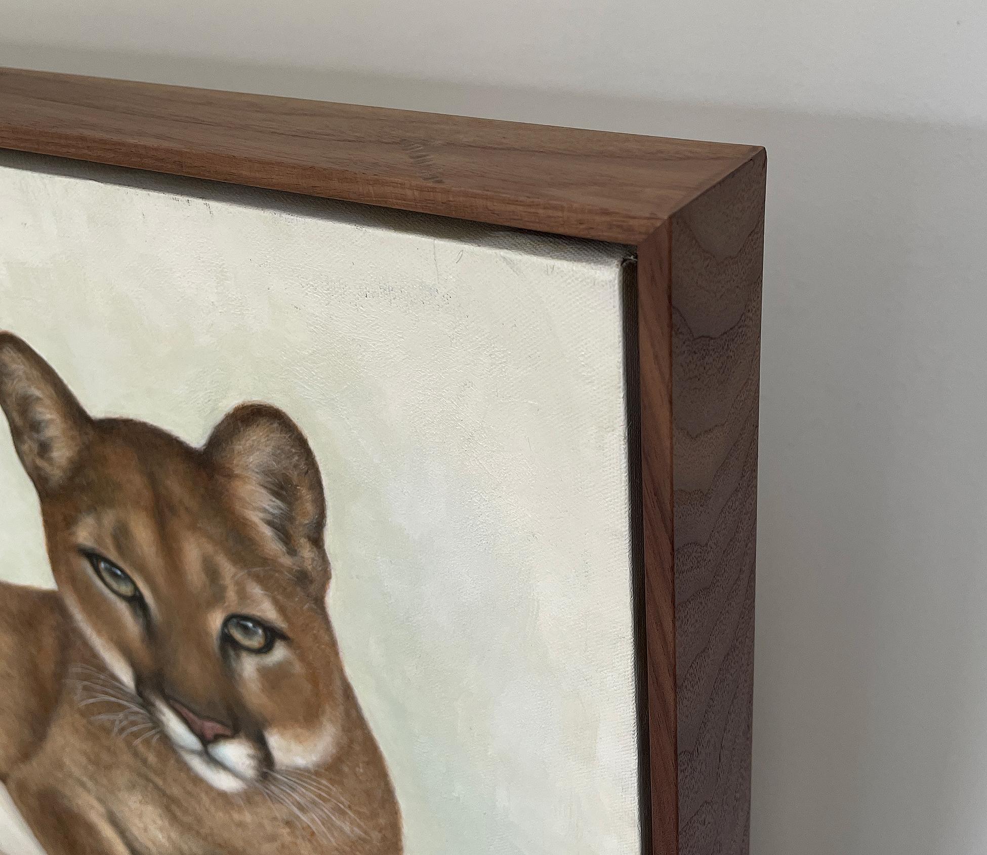 North American Annick BIAUDET,  Cougar, One of the best 21st Century Wildlife artists  For Sale