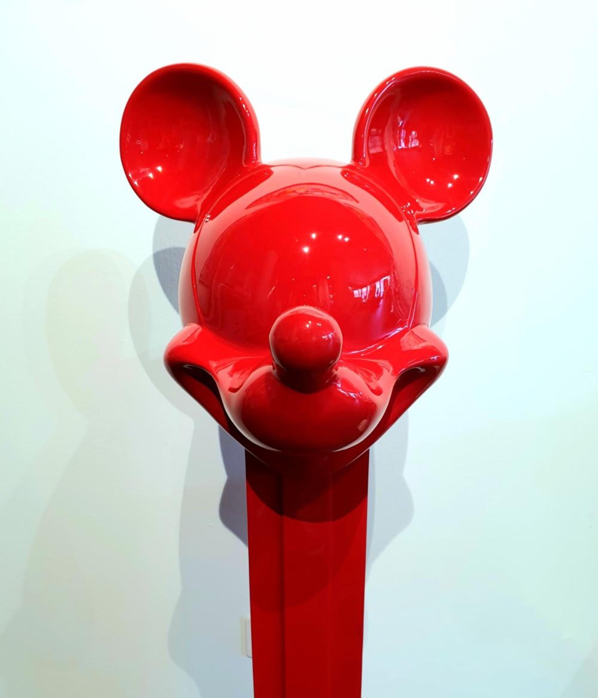 Distributeur Pez Mickey Tribute - Pop Art Sculpture by annick cuadrado