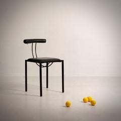 ANNICK & SAMUEL CORIAT, set de 8 chaises, Artelano ed, France, c. 1987