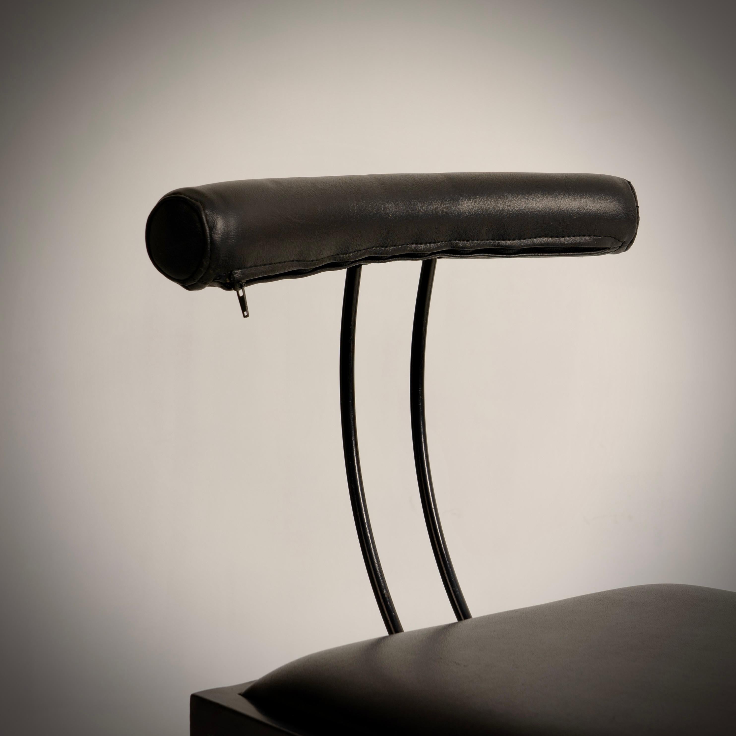 ANNICK & SAMUEL CORIAT, set de 8 chaises, Artelano ed, France, c. 1987 en vente 1