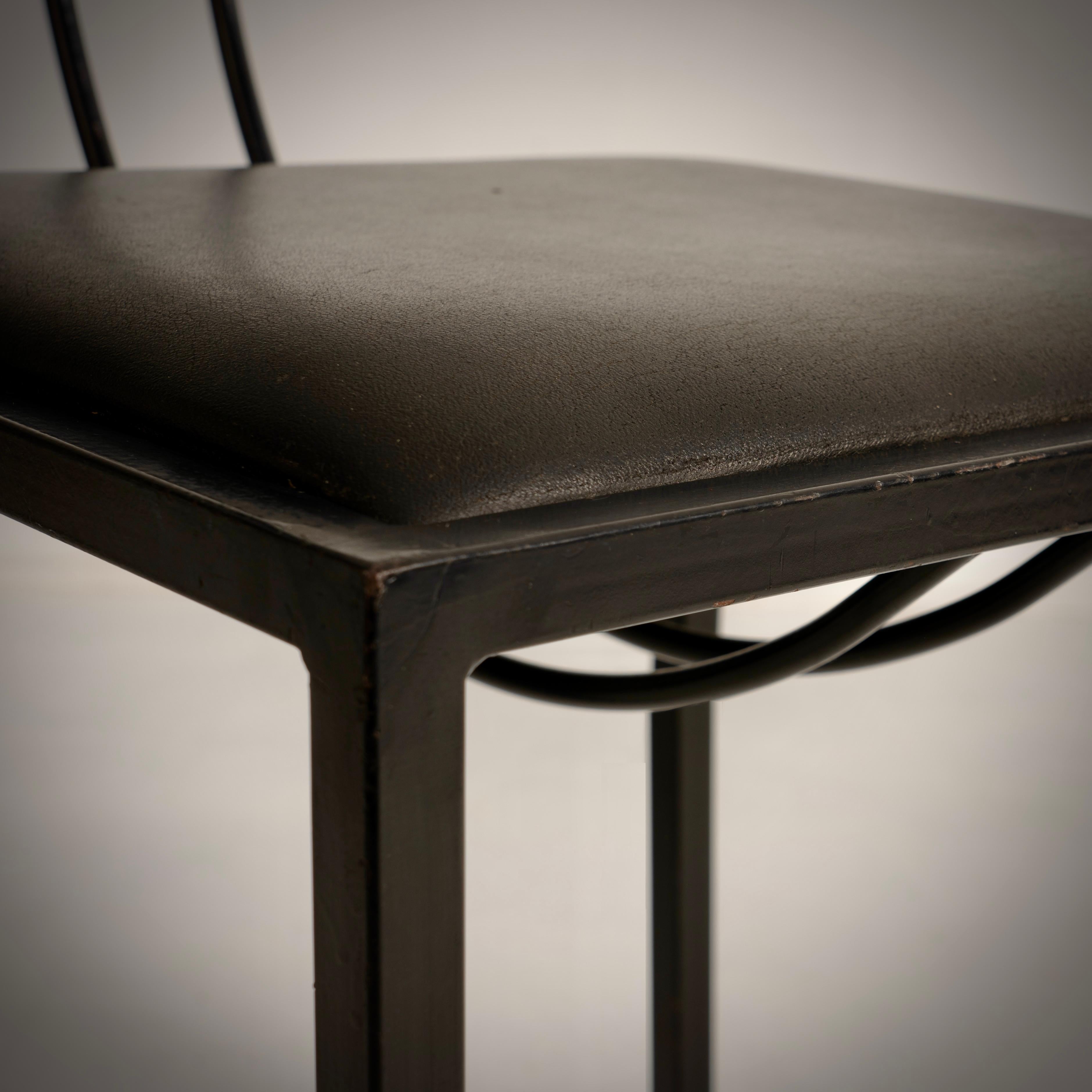 ANNICK & SAMUEL CORIAT, set de 8 chaises, Artelano ed, France, c. 1987 en vente 2