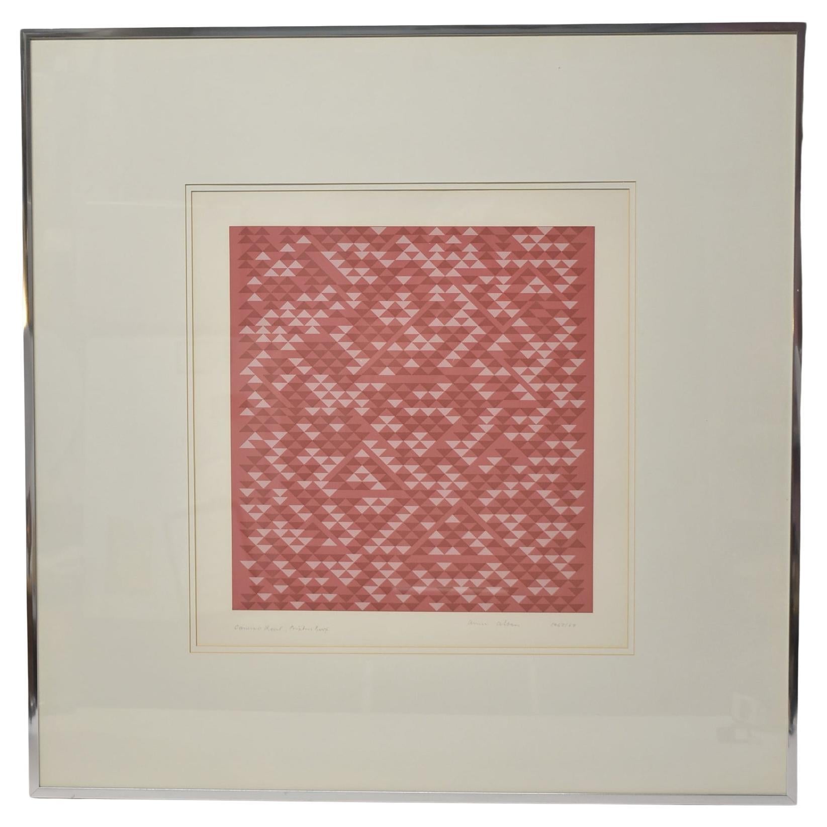 Anni Albers, Camino Real Screen-Print Abstraction For Sale