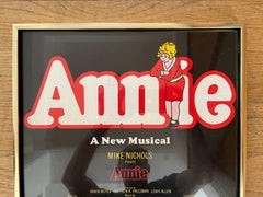 Annie, Broadway Musical Window Card Poster, Alvin Theatre, 1977