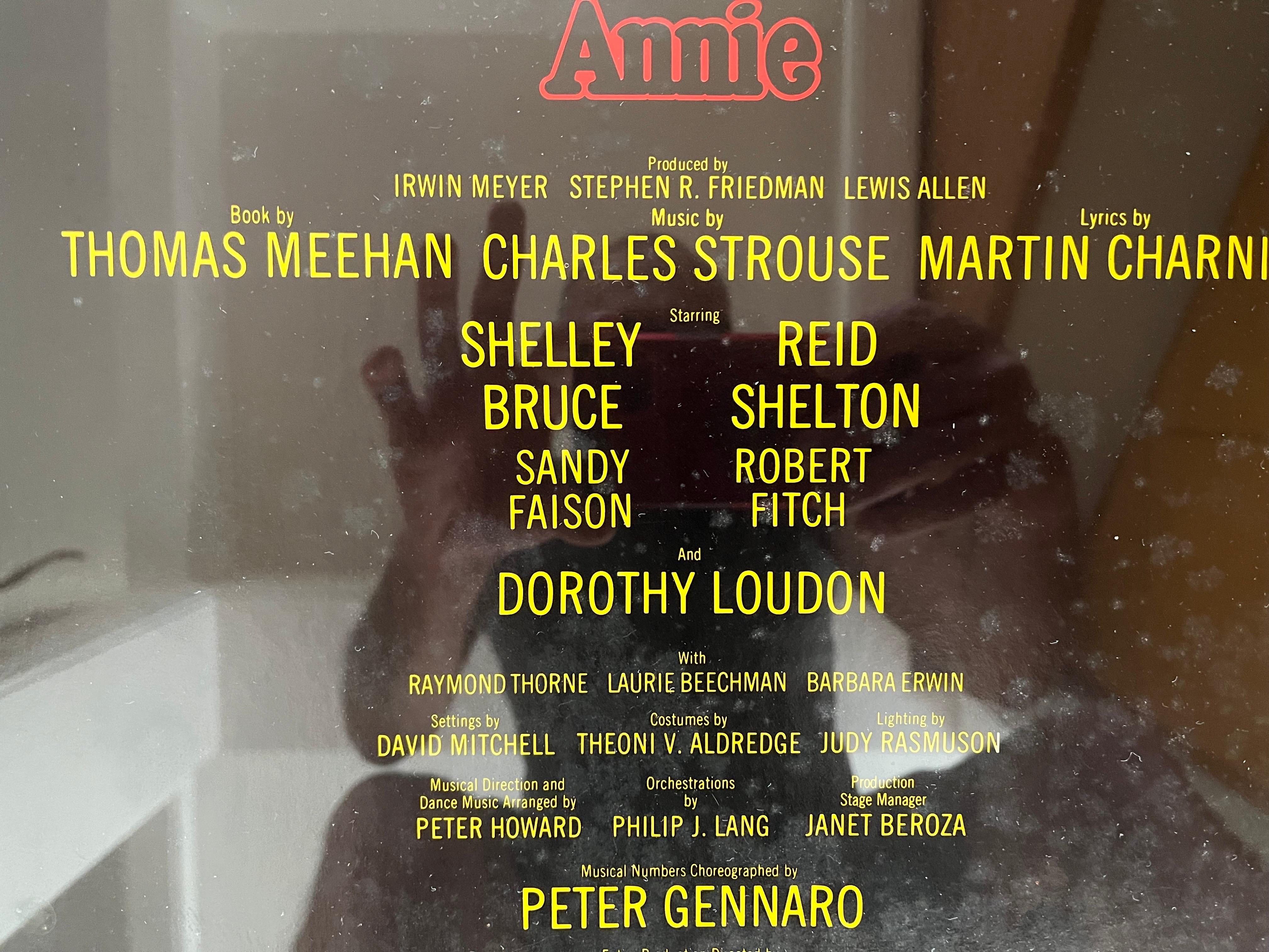 annie musical poster