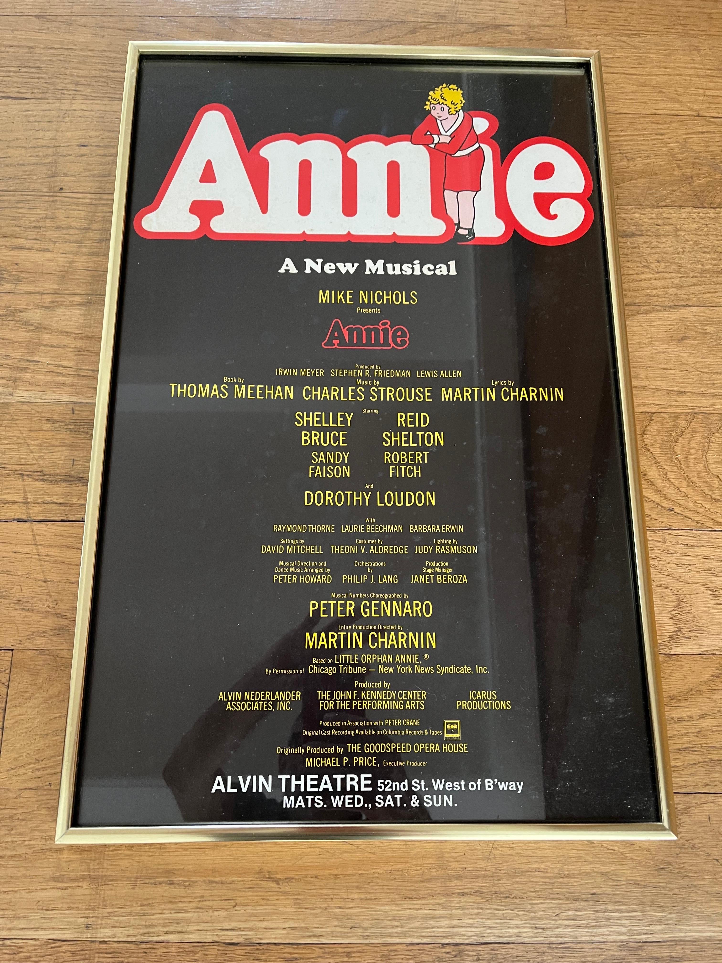 American Annie, Broadway Musical Window Card Poster, Alvin Theatre, 1977