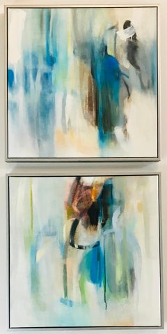 « Parallel Histories & Lighthouse » - Acrylique sur toile inspirée par la sobriété