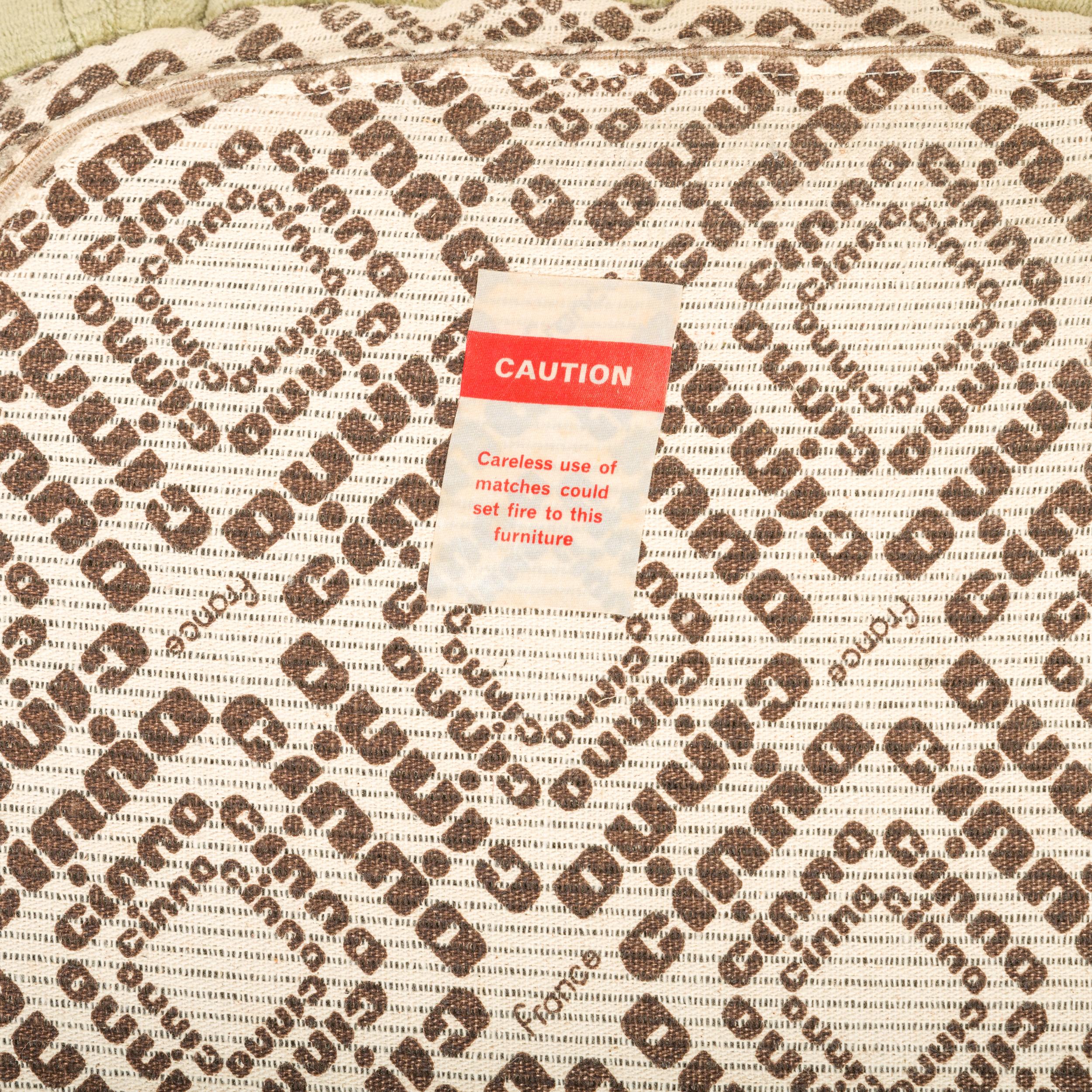 Annie Hiéronimus pour Cinna Ligne Roset Canapé Sandra vert 3 places en vente 7