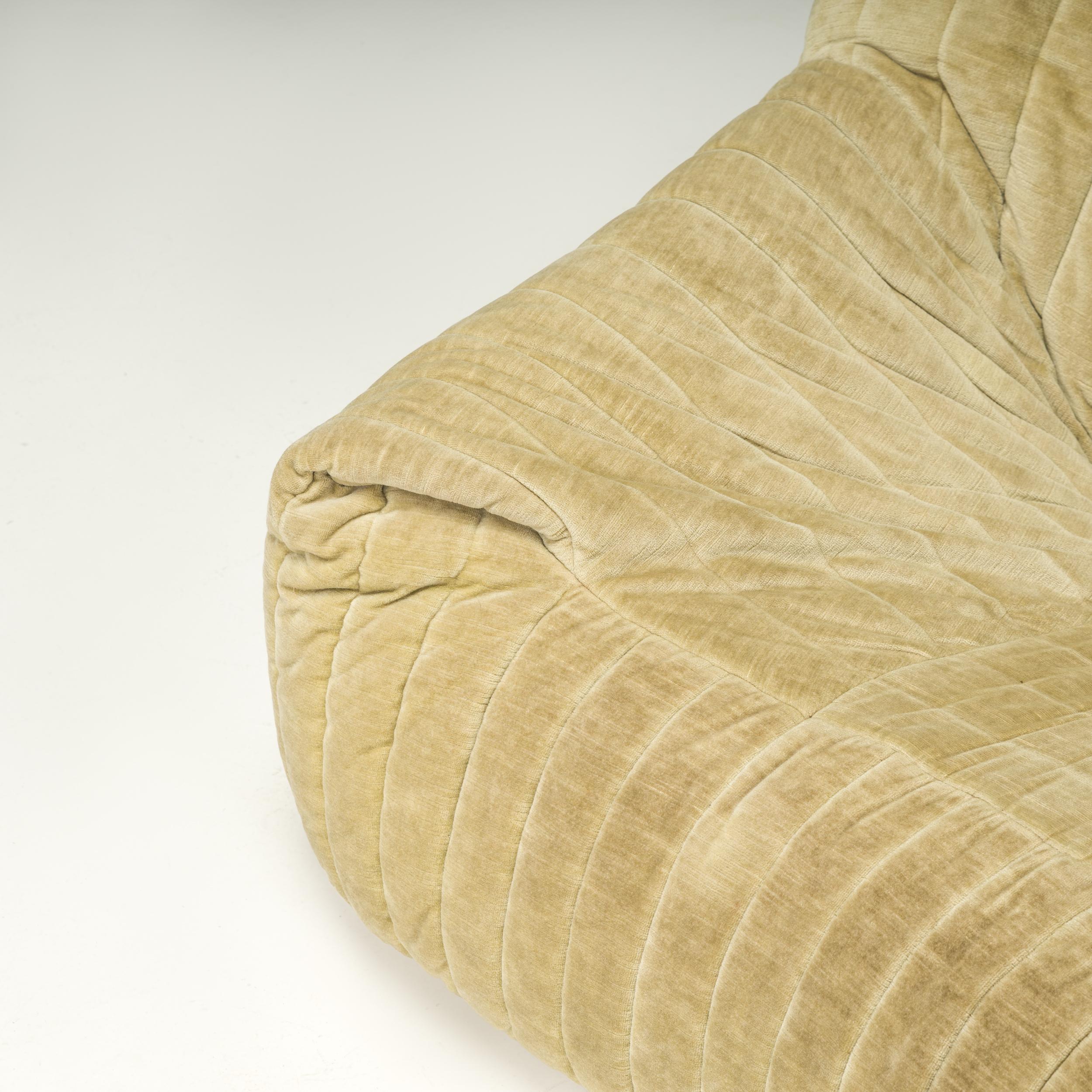 Annie Hiéronimus pour Cinna Ligne Roset Canapé Sandra vert 3 places en vente 1