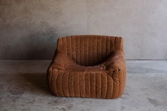 Annie Hiéronimus 'Sandra' Lounge Chairs and Ottoman, Circa 1977
