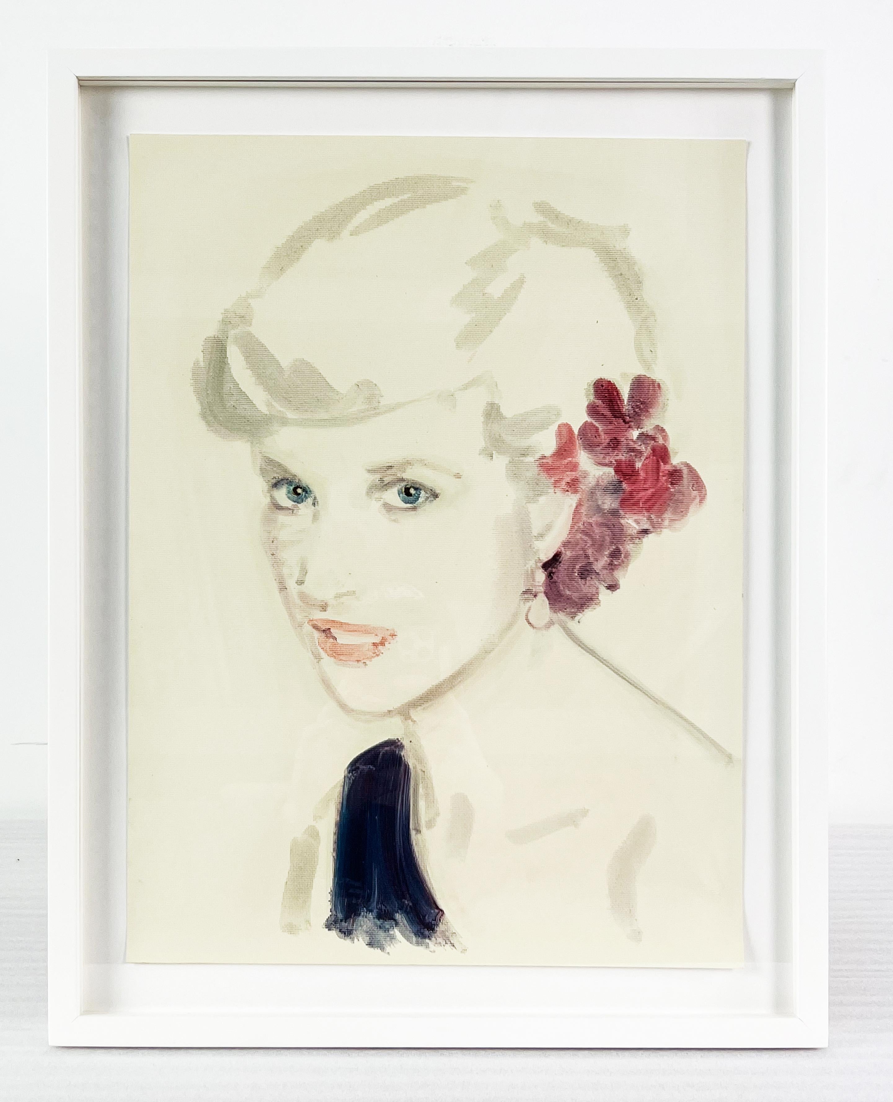 Portrait Painting Annie Kevans - Diana (Spencer), Princesse and Wales. De la série « All About Eve »