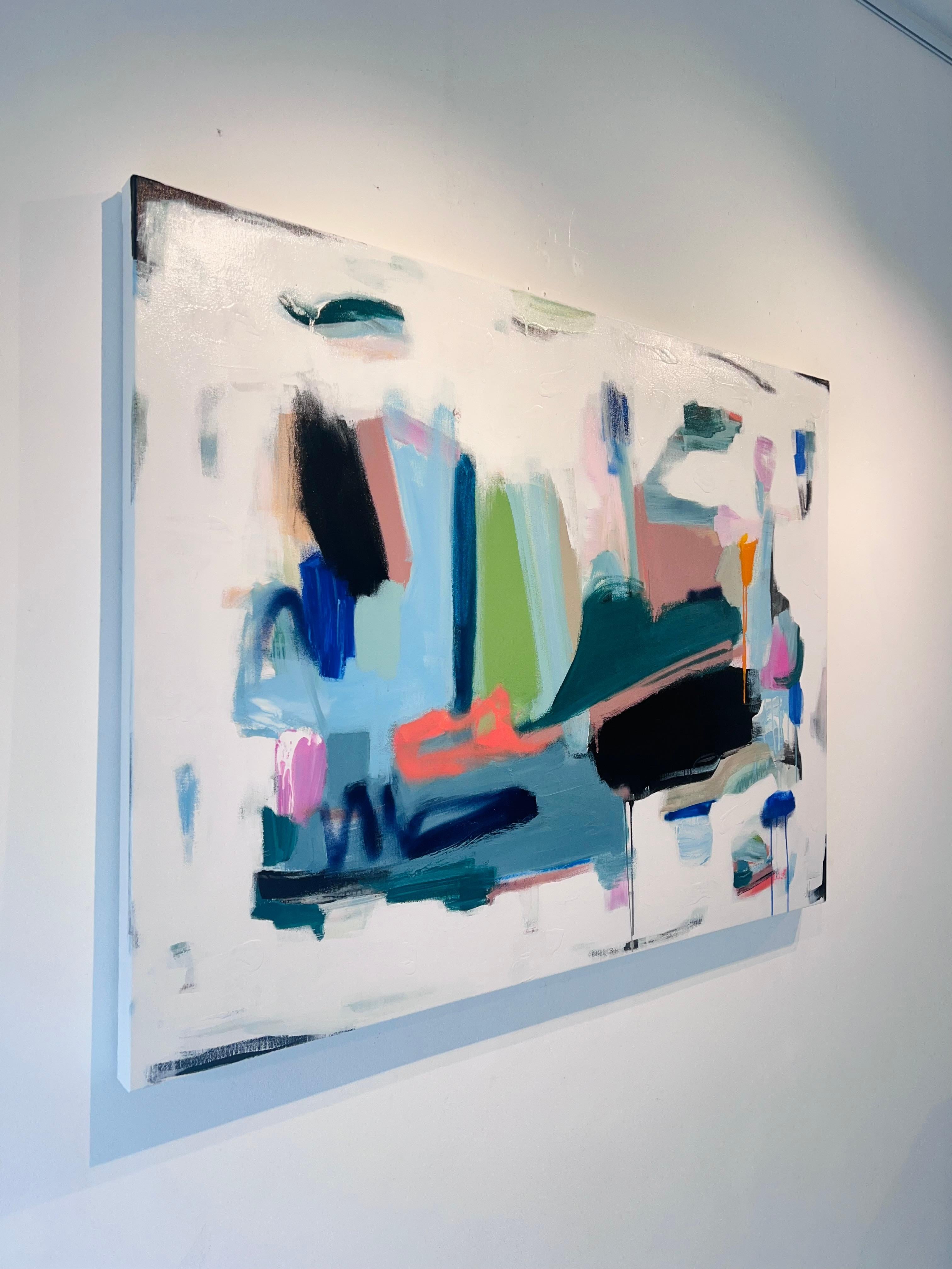 Come and See One - peinture abstraite gestuelle originale - art contemporain - Expressionnisme abstrait Painting par Annie King