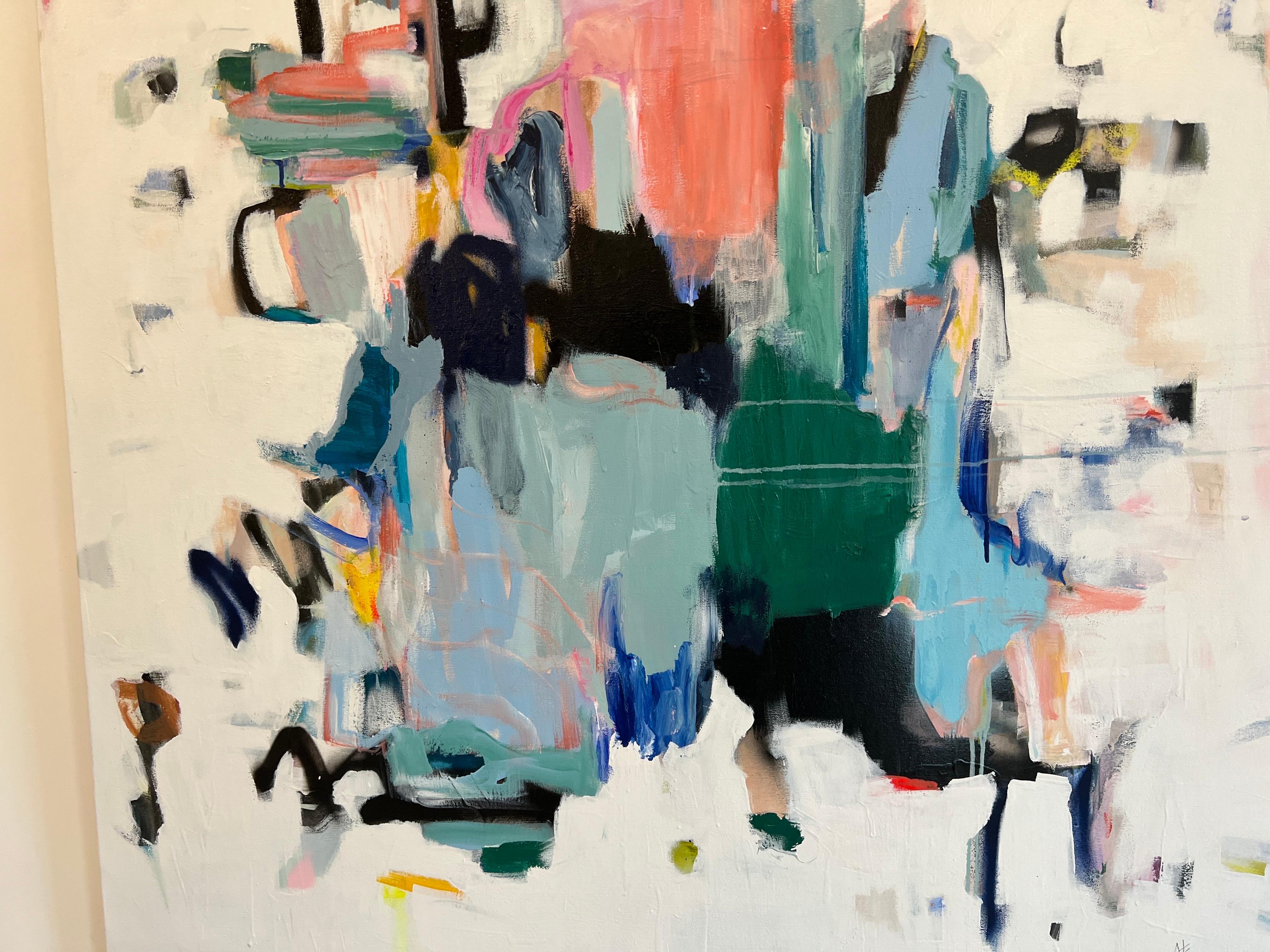 Annie King Come What May by Annie King, Vertical Abstract on Canvas