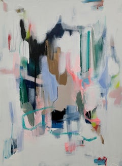 Expressions of the Heart II by Annie King, Vertical Abstract on Canvas Painting