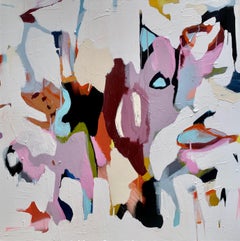 Morphosis I-pittura gestuale astratta originale a tecnica mista-arte contemporanea