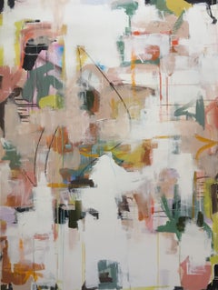 One Time by Annie King, Large Abstract Mixed Media on Canvas Painting