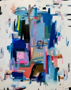 Otherwise, It Was A Good Idea by Annie King, Large Abstract Painting on Canvas