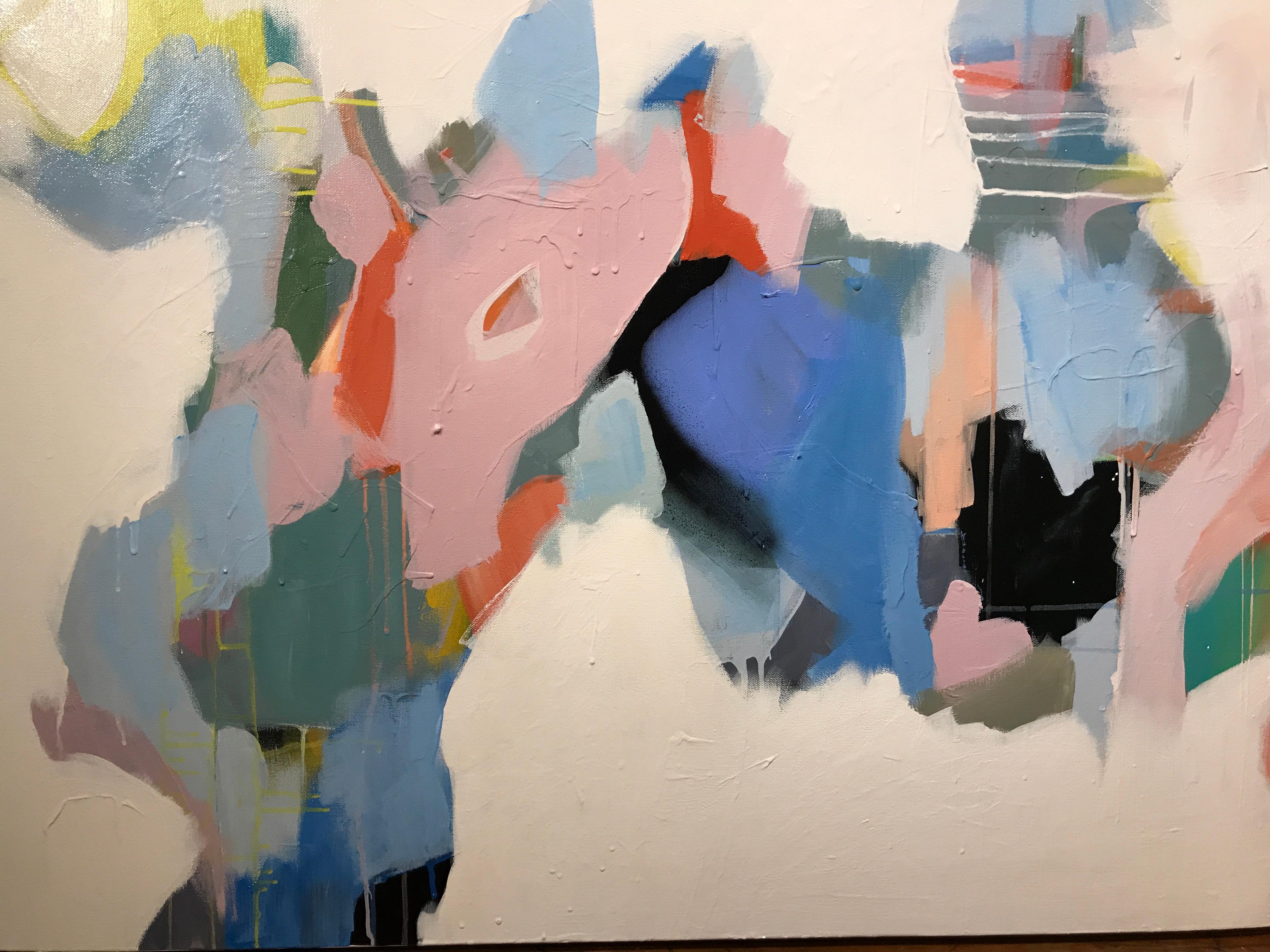 Set Apart by Annie King, Large Abstract Mixed Media on Canvas Painting 4