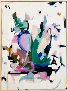 Then Came Another by Annie King, Framed Vertical Abstract on Canvas Painting
