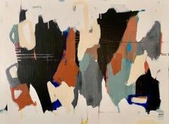 Unwavering by Annie King, Large Abstract Mixed Media on Canvas Painting