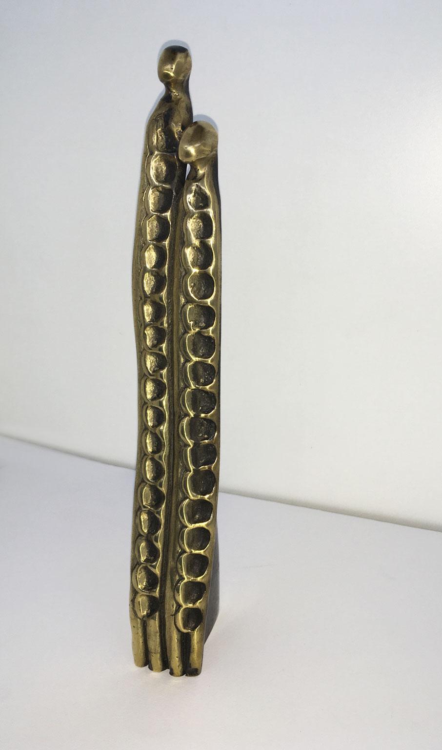 Abstrakte Bronzeskulptur Annie Lambert Vento, Italien, 1985  Wind im Angebot 4