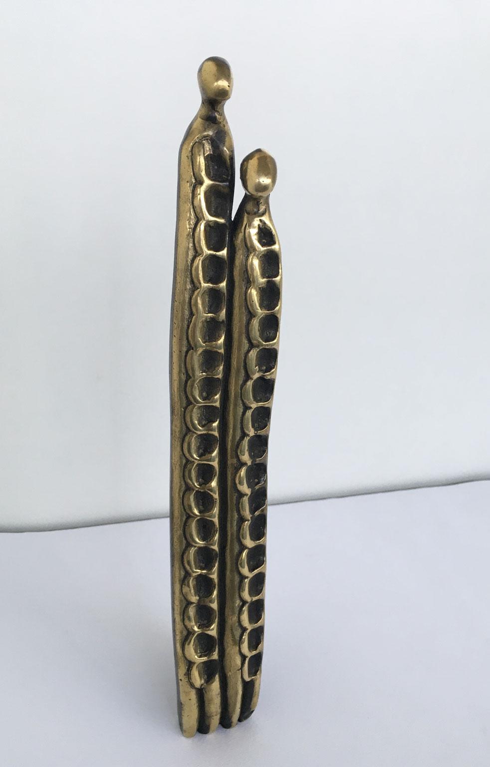 Abstrakte Bronzeskulptur Annie Lambert Vento, Italien, 1985  Wind im Angebot 6