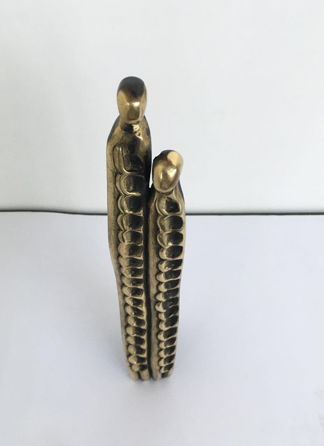 Abstrakte Bronzeskulptur Annie Lambert Vento, Italien, 1985  Wind im Angebot 7