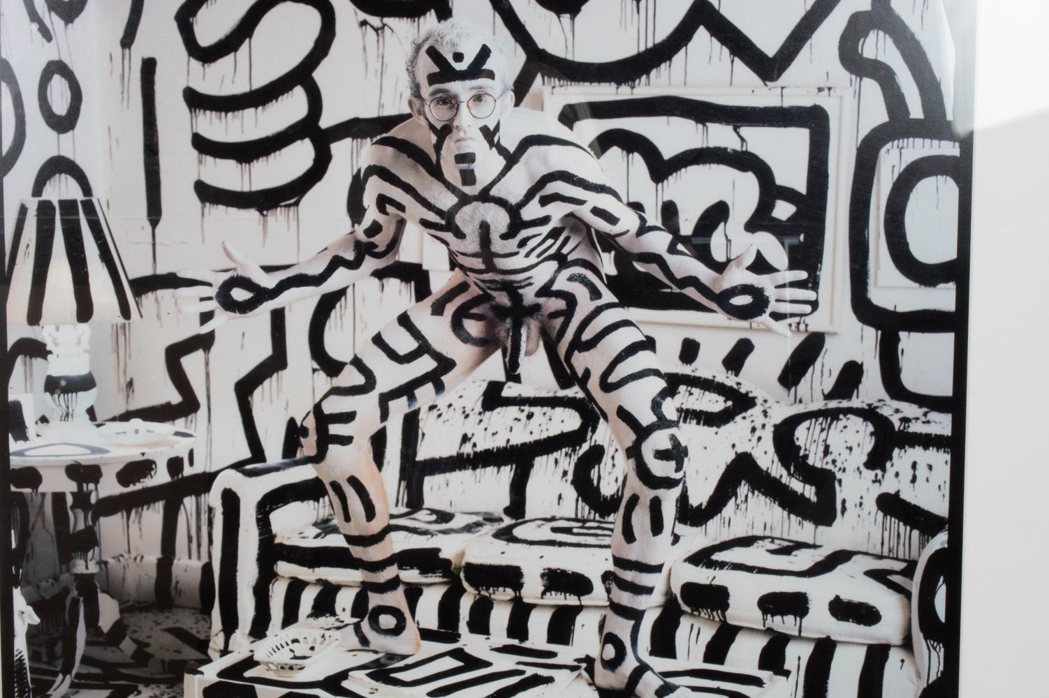 Annie Leibovitz, affiche de l'exposition ICA de Boston de 1992, Keith Haring Bon état à Norwalk, CT