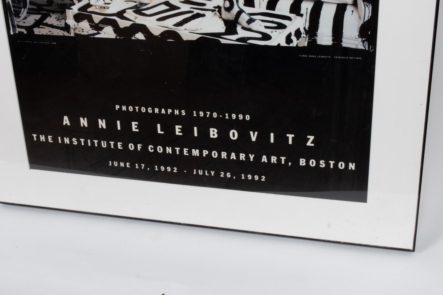 Fin du 20e siècle Annie Leibovitz, affiche de l'exposition ICA de Boston de 1992, Keith Haring
