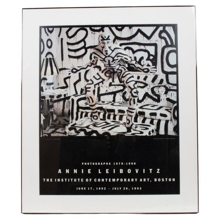 Annie Leibovitz, 1992 ICA Boston Exhibition Poster, Keith Haring For