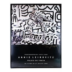 1992 Signed Annie Leibovitz 'Keith Haring' Original – Palais De Tokyo, Paris –