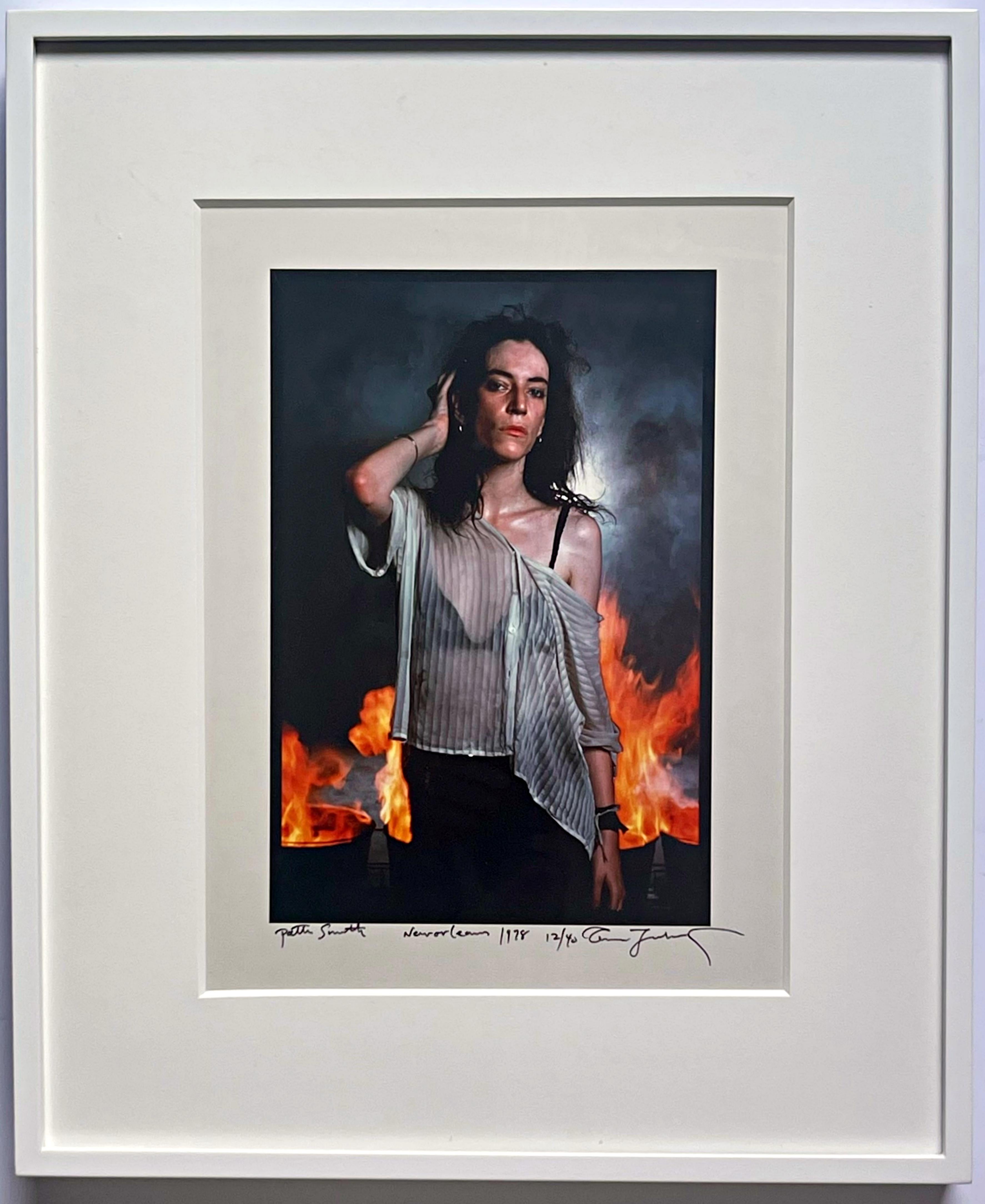 Annie Leibovitz - Patti Smith - New Orleans - 1978 (Original), 1978
Cibachrome photograph (this is the original - not the later commemorative reprint)
Please note: There was a later 2023 promotional reprint of this work published by TASCHEN that