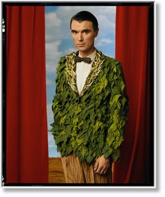 David Byrne, Los Angeles, 1986 Signed, Framed, ChromaLuxe aluminium Print