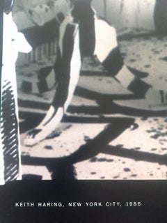 Keith Haring in New-York,  Annie Leibovitz ICA Exhibition Print 1992 With Book