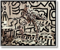 Keith Haring, New York City, 1986 Signed, Framed, ChromaLuxe aluminium Print