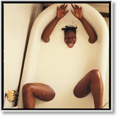 Whoopi Goldberg, California, 1984 Signed, Framed, ChromaLuxe aluminium Print
