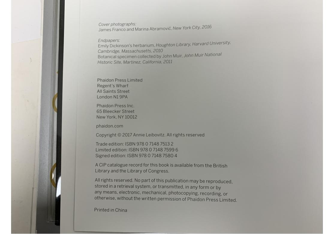 Annie Leibovitz Portraits 2005-2016 Signed HB Book in vendita 3